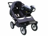 Tri Mode Twin with Britax Safe-n-Sound Unity Infant Carrier 